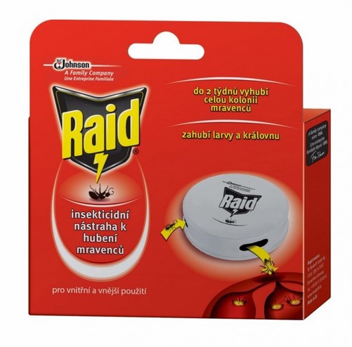 Raid nástraha na mravence krabička 1ks | Chemické výrobky - Hubiče, odpuz.hmyzu, šampony pro psy